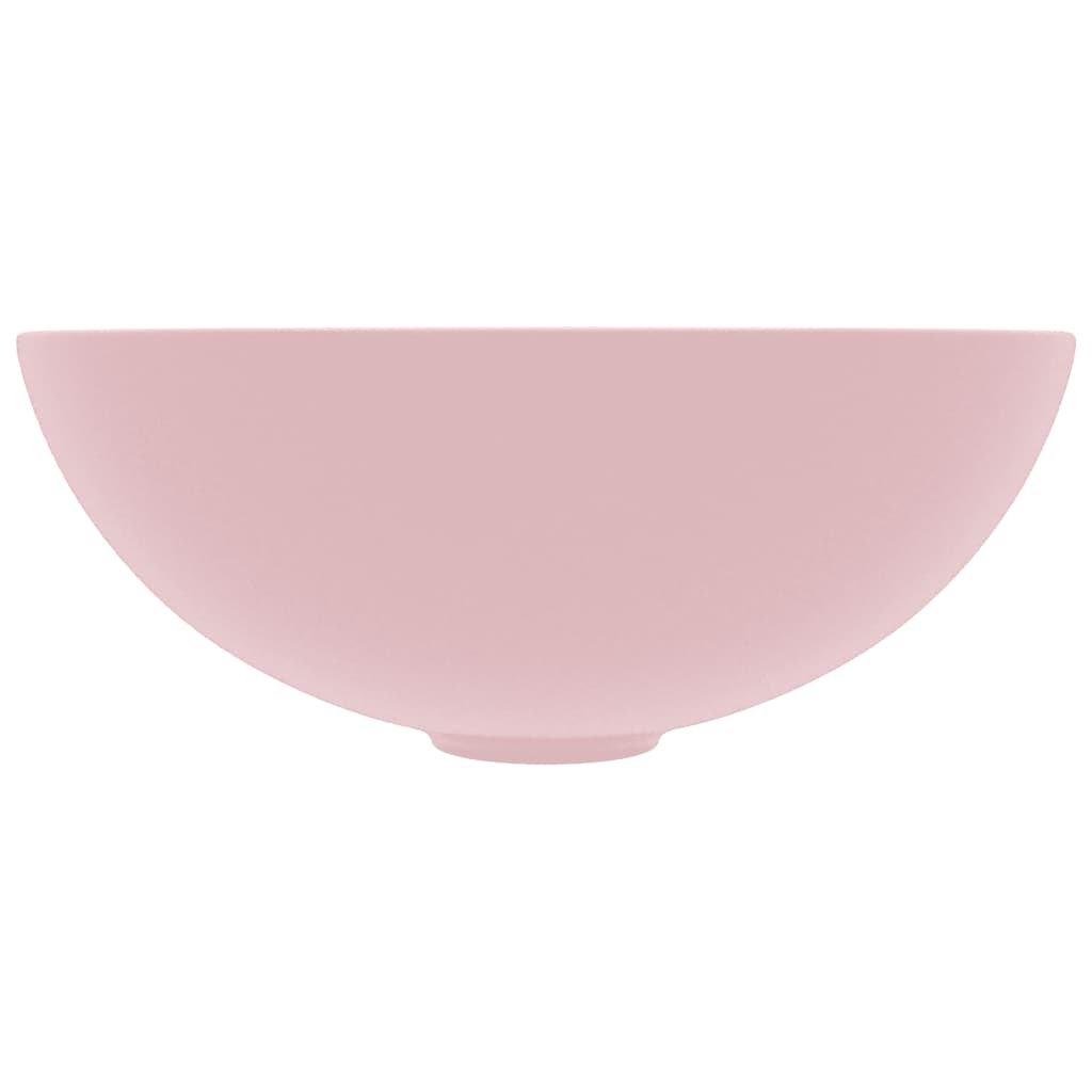 Vidaxl Washbasin Round Ceramic Satpoze