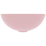 Vidaxl Washbasin Round Ceramic Satpoze