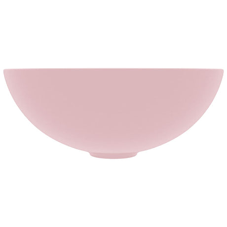 Vidaxl Washbasin Round Ceramic Satpoze