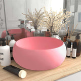 Vidaxl Washbasin Round 40x15 cm Ceramic Matpown