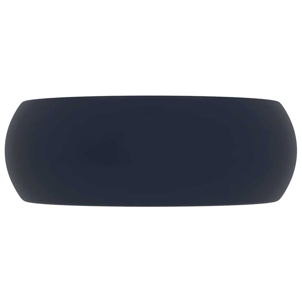 Vidaxx håndvask rund 40x15 cm keramik mat mørkeblå