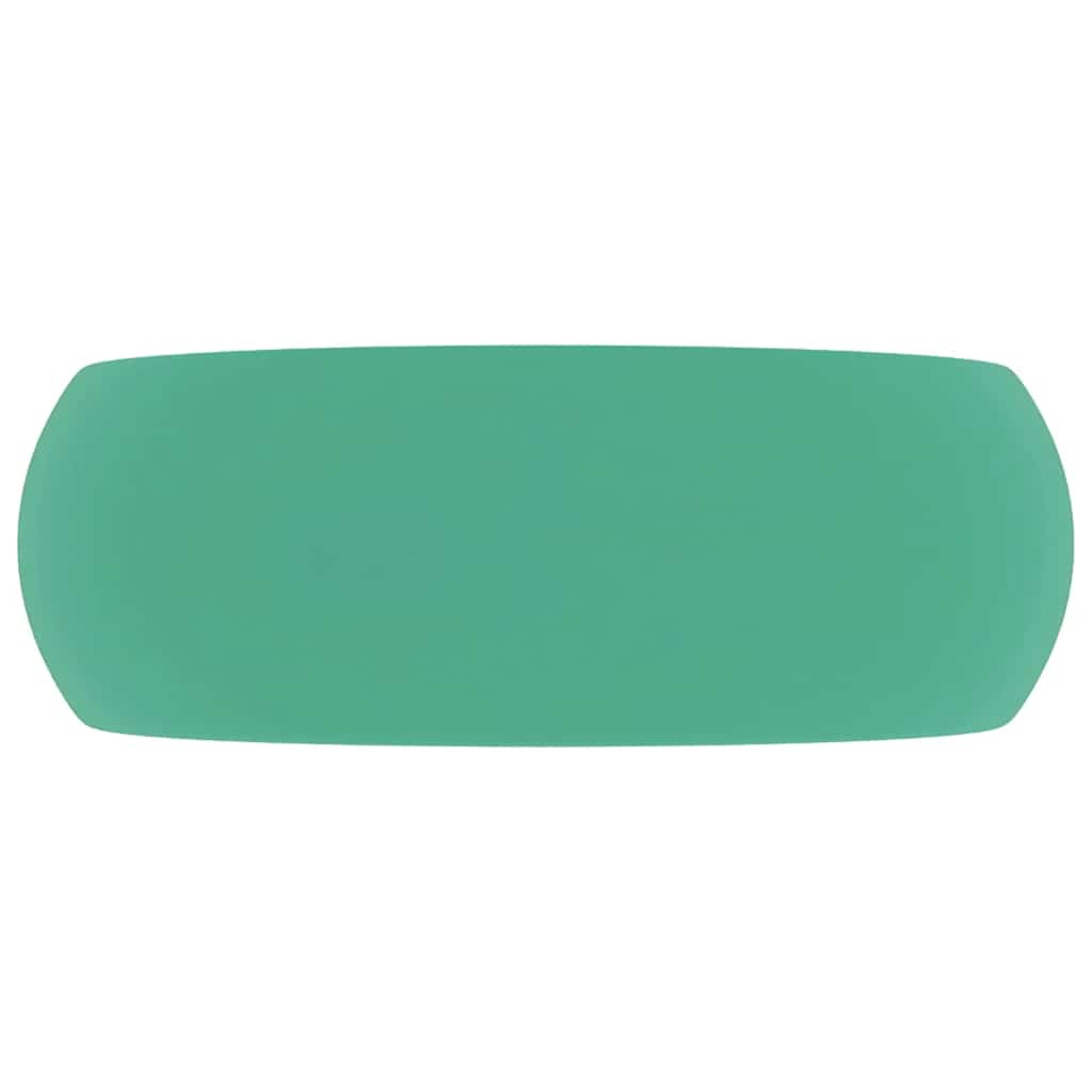 Vidaxl Washbasin Round 40x15 cm keramisk Matt Light Green