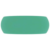 Vidaxl Washbasin Round 40x15 cm keramisk Matt Light Green