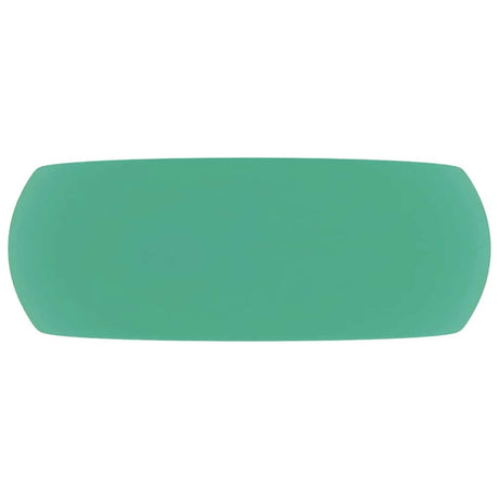 Vidaxl Washbasin Round 40x15 cm keramisk Matt Light Green