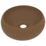 Vidaxl Washbasin omkring 40x15 cm keramisk matcrem