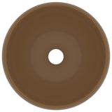 Vidaxl Washbasin omkring 40x15 cm keramisk matcrem
