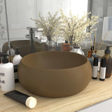 Vidaxl Washbasin omkring 40x15 cm keramisk matcrem