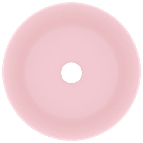 Vidaxx håndvask rund 40x15 cm keramik mat pink