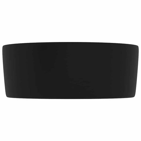 Vidaxl Washbasin omkring 40x15 cm keramisk mat sort