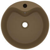 Vidaxl Washbasin med landing 36x13 cm keramisk matcreme