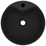 Vidaxl Washbasin med landing 36x13 cm keramisk mat sort