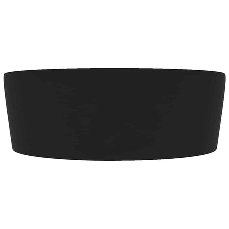 Vidaxl Washbasin med landing 36x13 cm keramisk mat sort