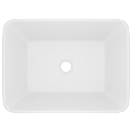 Vidaxl Washbasin 41x30x12 cm keramisk mat hvid