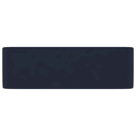 Vidaxl Washbasin 41x30x12 cm keramisk Mat mørkeblå