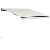 Vidaxl Luifel kan udvides med vindsensor og LED 300x250 cm creme