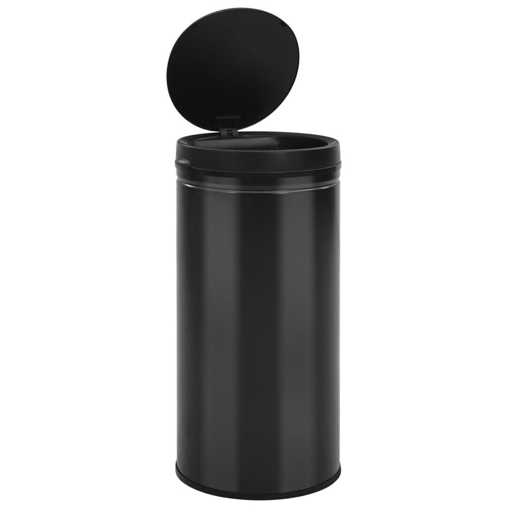 Vidaxl papirkurven kan med automatisk sensor 70 L Carbon Steel Black