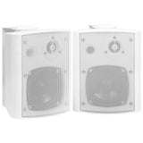 Vidaxl stereoluidhøjttalere Vægmonteret 2 ST 80 W White