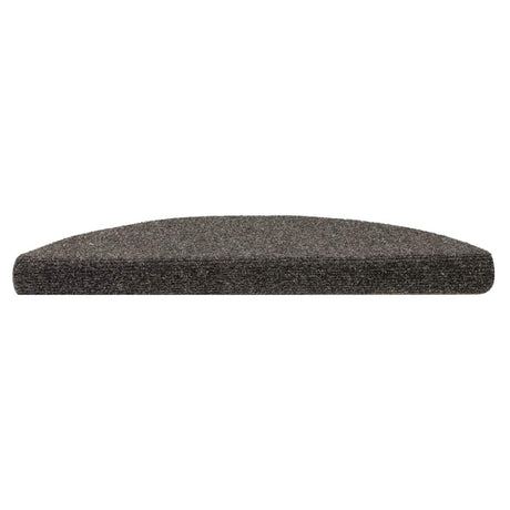 Vidaxl Stair Mats Self -fast 15 stykker 56x17x3 cm Anthracite halvkugle