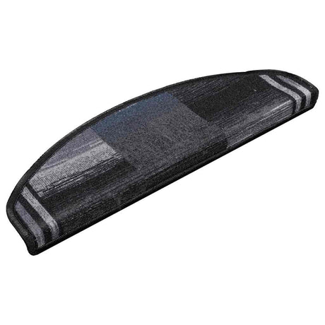 Vidaxl Stair Mats Self -fast 15 st 65x21x4 cm sort og grå