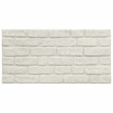 Vidaxl 10 st vægpaneler 3D White Brick EPS