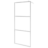 Vidaxl walk-in brusevæg gennemsigtig 80x195 cm ESG glas