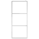 Vidaxl walk-in brusevæg gennemsigtig 80x195 cm ESG glas