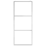 Vidaxl walk-in brusevæg gennemsigtig 100x195 cm ESG glas