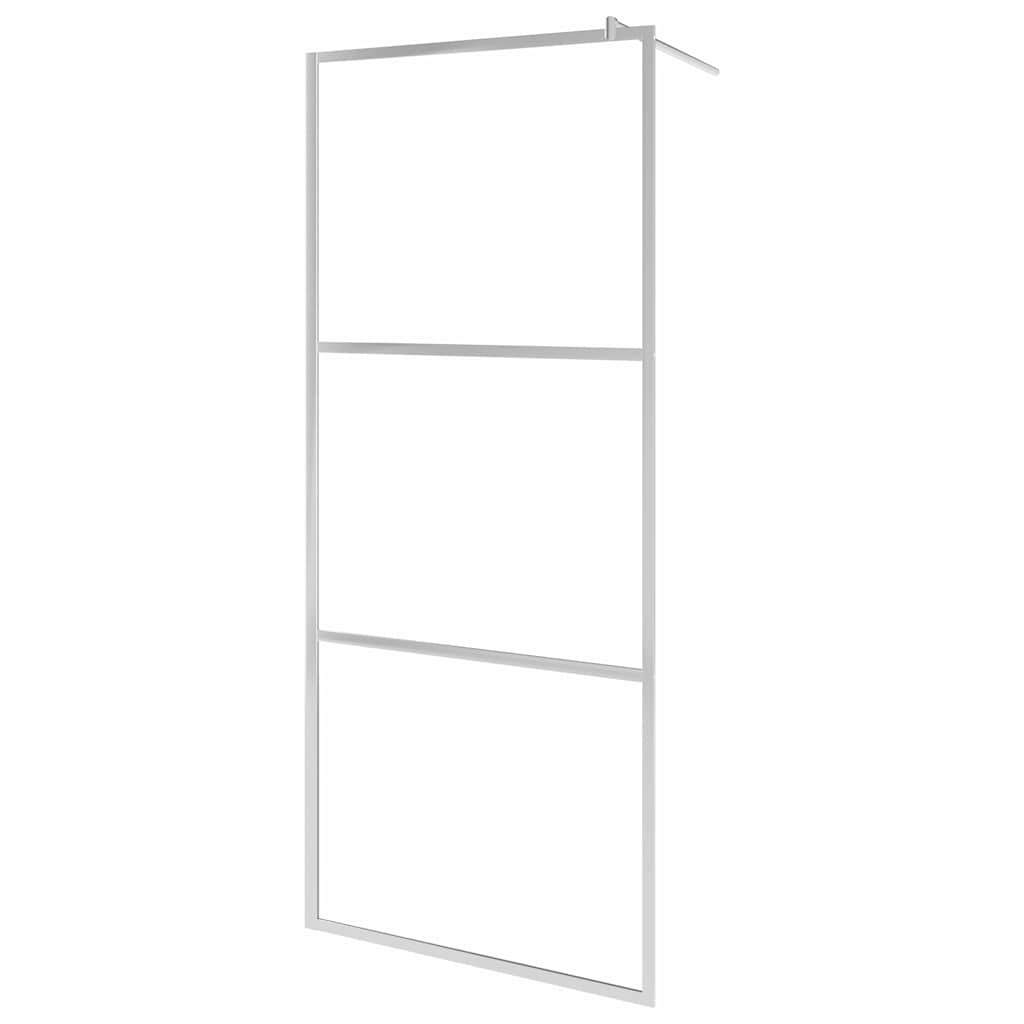 Vidaxl walk-in brusevægmåtte 80x195 cm ESG glas