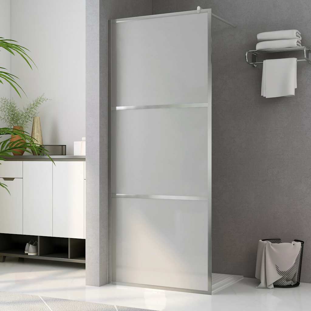 Vidaxl walk-in brusevægmåtte 90x195 cm ESG glas