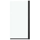 Vidaxl brusevæg 68x130 cm ESG sort
