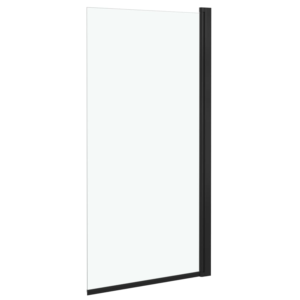 Vidaxl brusevæg 68x130 cm ESG sort
