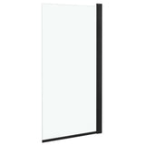 Vidaxl brusevæg 68x130 cm ESG sort