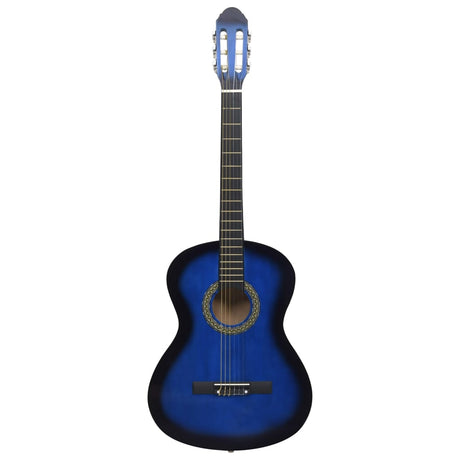 Vidaxl klassisk guitar begynder med taske 4 4 39 blå