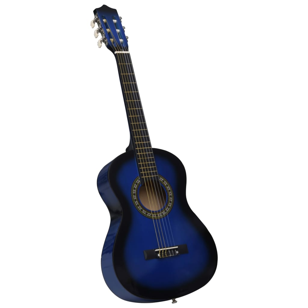 Vidaxl guitar klassisk begynder børn med taske 1 2 34 blå