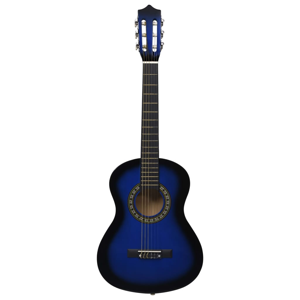 Vidaxl guitar klassisk begynder børn med taske 1 2 34 blå