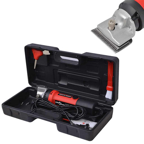 Vidaxl 6-delt heste tondeuse sæt 550 W