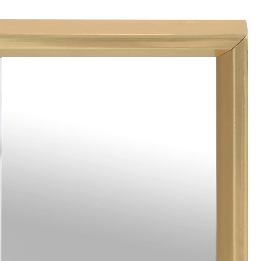 Vidaxl Mirror 50x50 cm guldfarvet