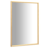 VidaXL spejl 60x40 cm guldfarvet