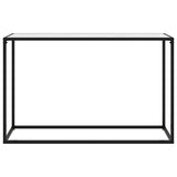 Vidaxl wandtafel 120x35x75 cm gehard glas wit