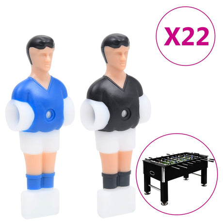Vidaxl Table Fodboldspillere til 12,7 mm stang 22 STS