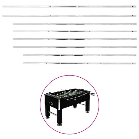 Vidaxl -barer til fodboldtabel 8 St 15,9 mm