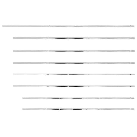 Vidaxl -barer til fodboldtabel 8 St 15,9 mm