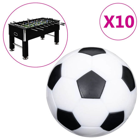 Vidaxl -kugler til fodboldtabel 10 stk. 32 mm Abs