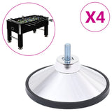 Vidaxl fodboldbord ben 4 st Chrome M10
