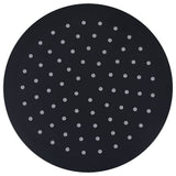 Vidaxl Rain Bruser Hoved Runde 20 cm Rustfrit stål sort