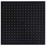 Vidaxl Rain Bruser Hoved Square 40x40 cm Rustfrit stål sort
