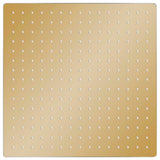 Vidaxl Rain Bruser Hoved Square 40x40 cm Rustfrit stål guldfarvet