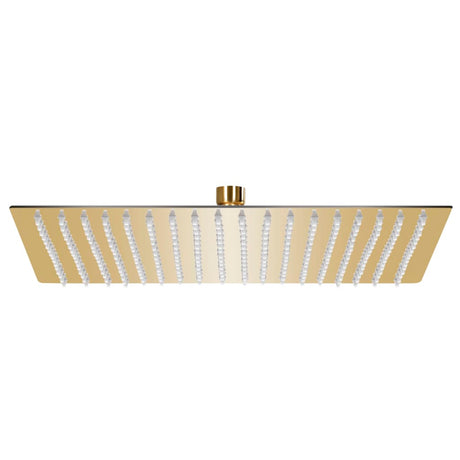 Vidaxl Rain Bruser Head Square 50x50 cm Rustfrit stål guldfarvet