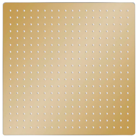 Vidaxl Rain Bruser Head Square 50x50 cm Rustfrit stål guldfarvet