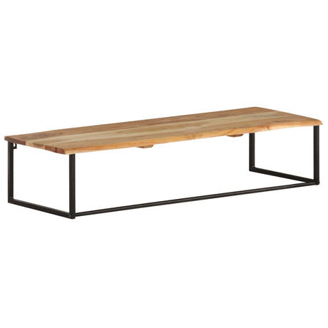 Vidaxl Coat Rack med hylde 100x35x22 cm fast acacia træ